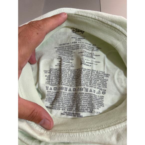 Walt Disney Spirit Jersey XXL Mint Green Sparkle Glitter - Picture 9 of 9
